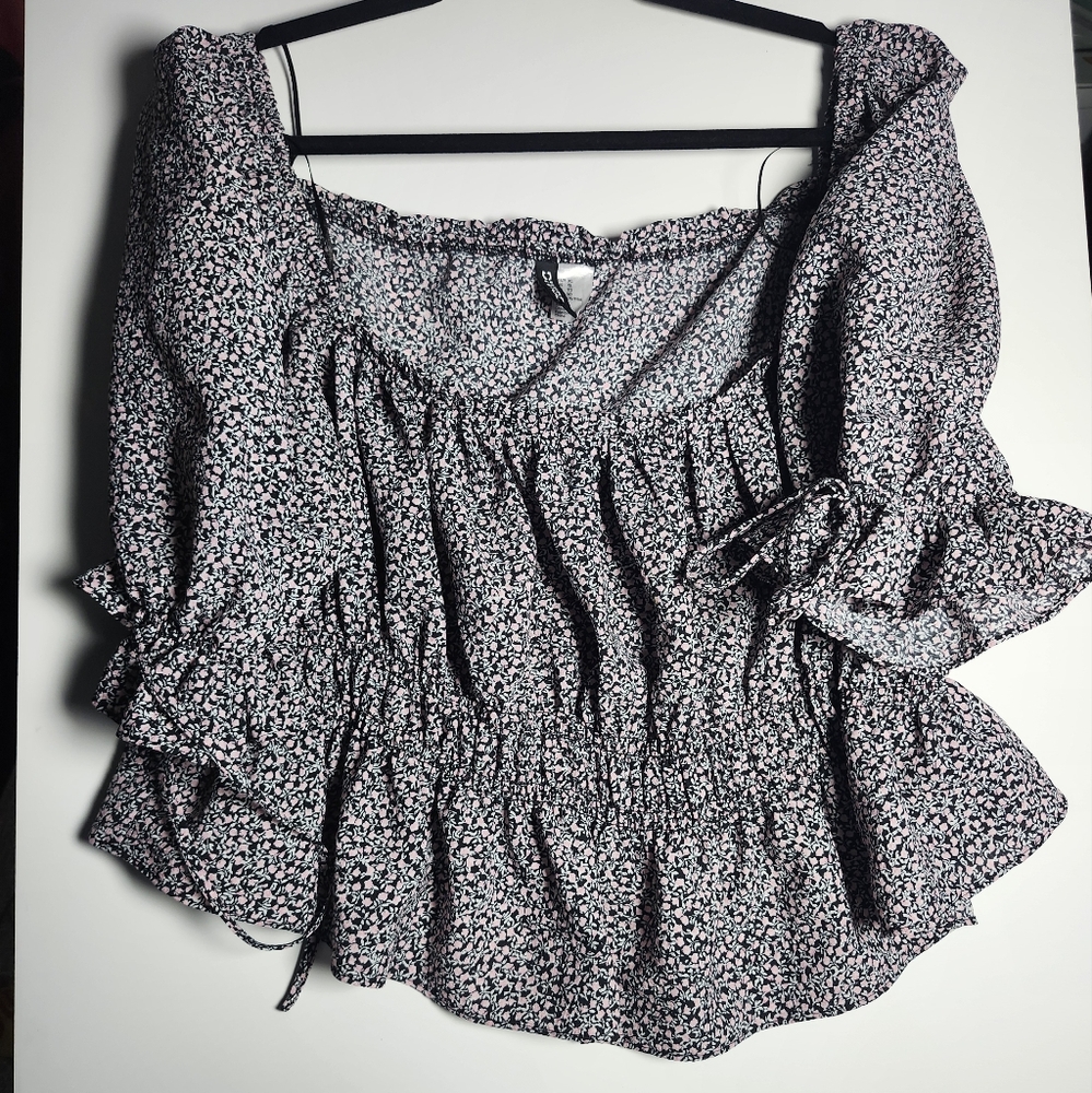 Floral Print Women's Top